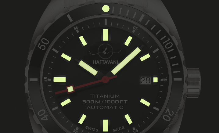 White face hot sale dive watch